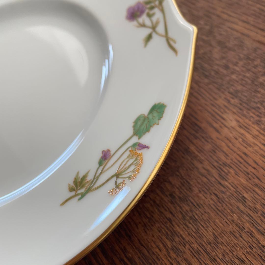 マイセン フローラ ヴェレンシュピール　プレート19cm 2客　ケーキ皿