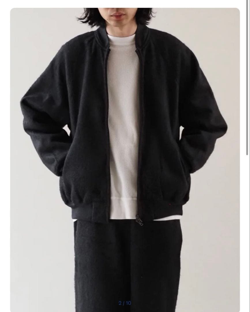 s*t様 blurhms ボンバージャケット　シルクフリース　comoli