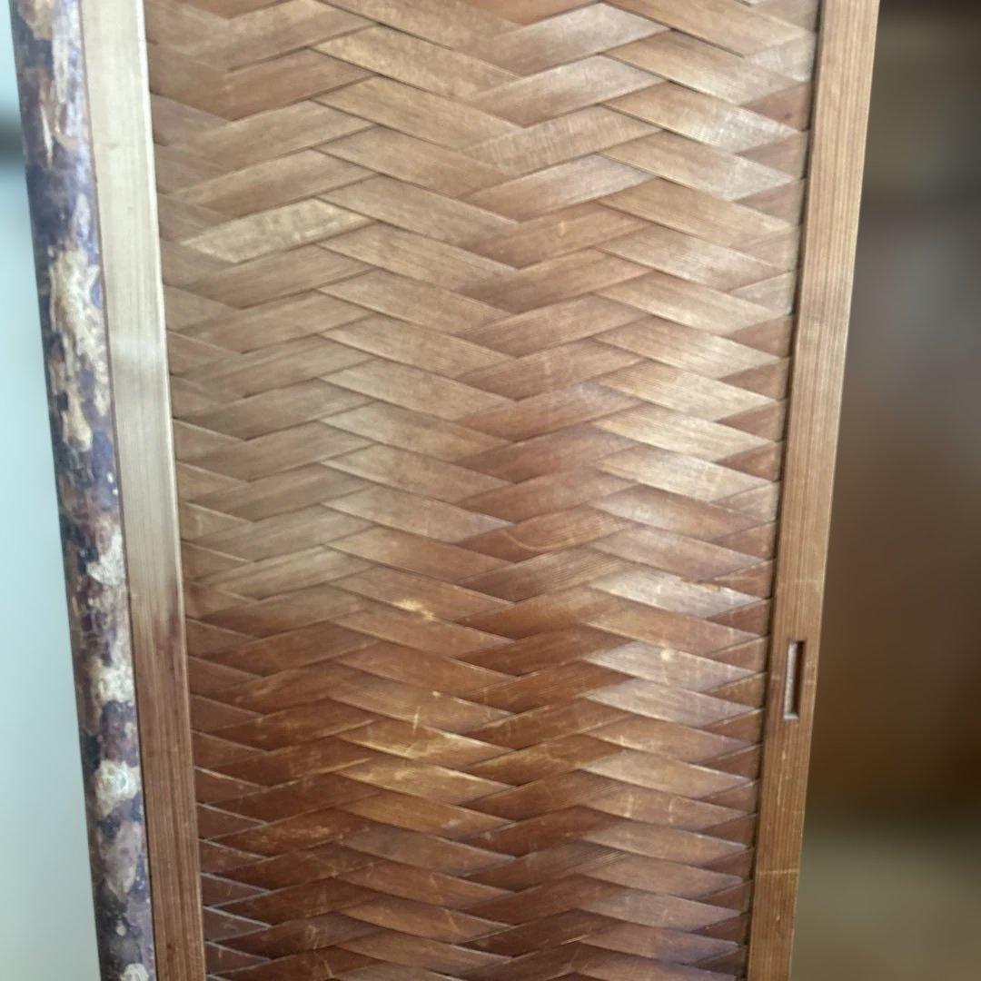 送料込み　伝統工芸　置き水屋　茶道具　置水屋　水屋箪笥　網代引戸　茶箪笥