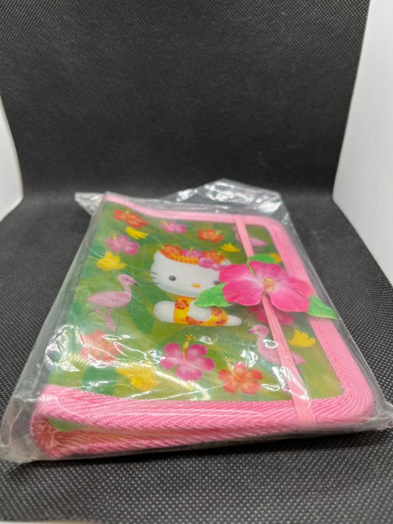 【新品未使用】ハローキティ　ジャングルキティ　システム手帳カバー　ハイビスカス