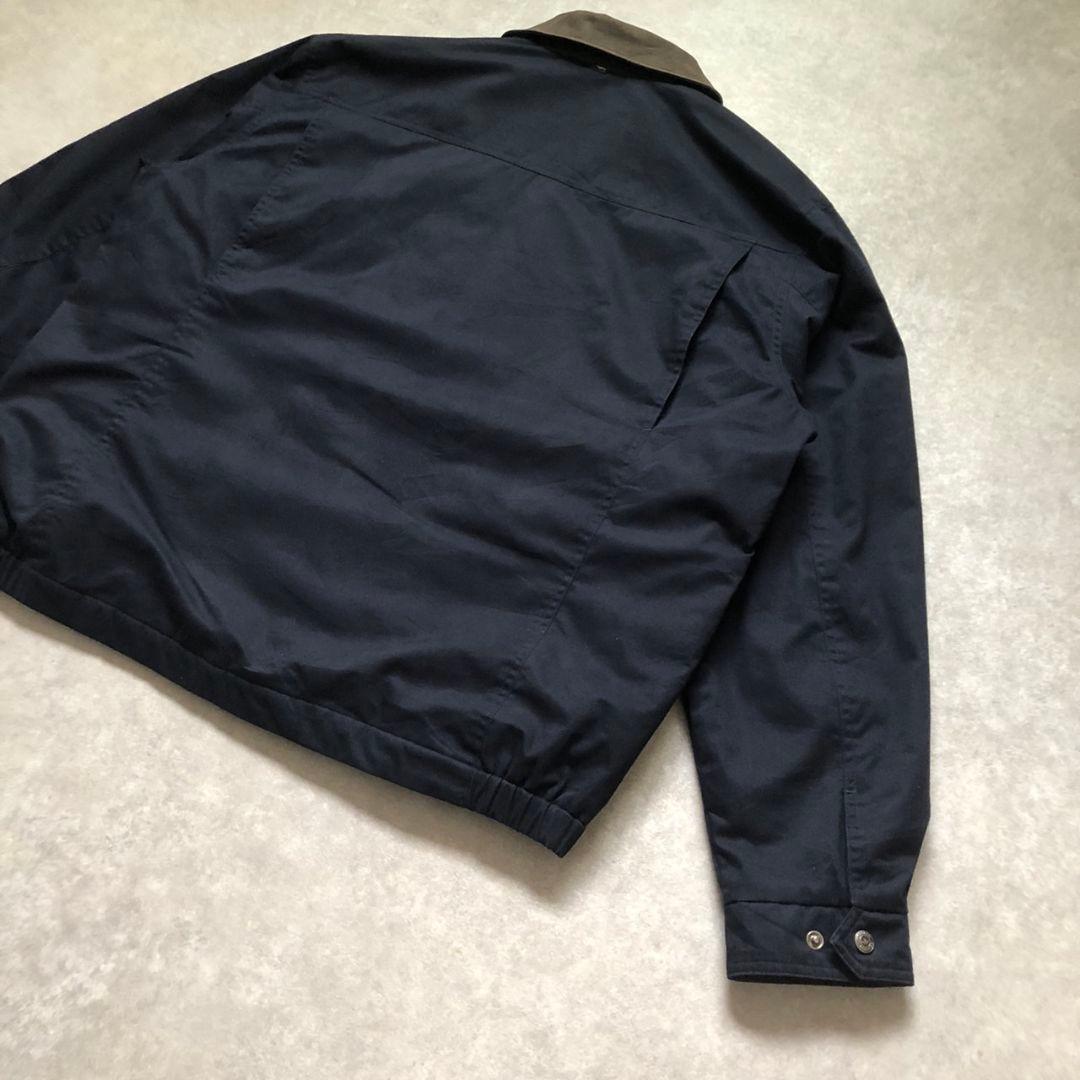 90s-00sドッカーズスイングトップドリズラージャケット襟レザー