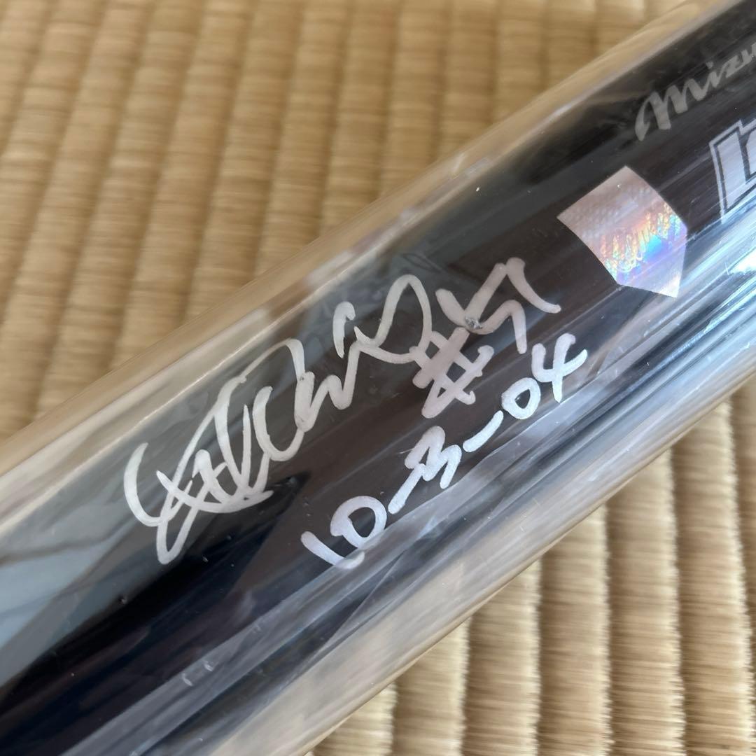 新品⭐︎イチロー直筆サイン年間最多安打262本新記録記念バット