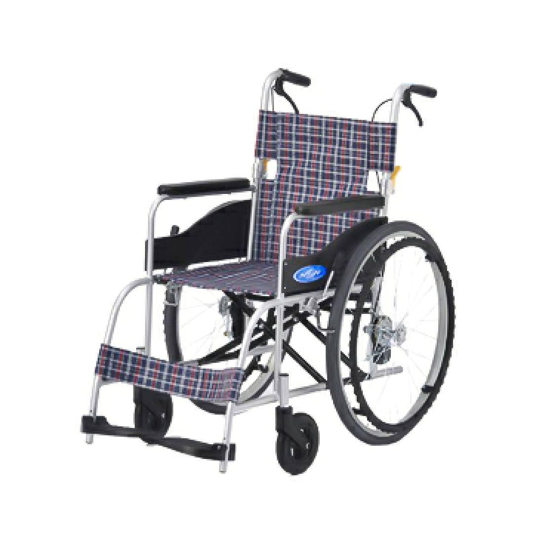 標準型車いす（自走式） NC-1CB　日進医療製　車椅子　未使用品　送料無料
