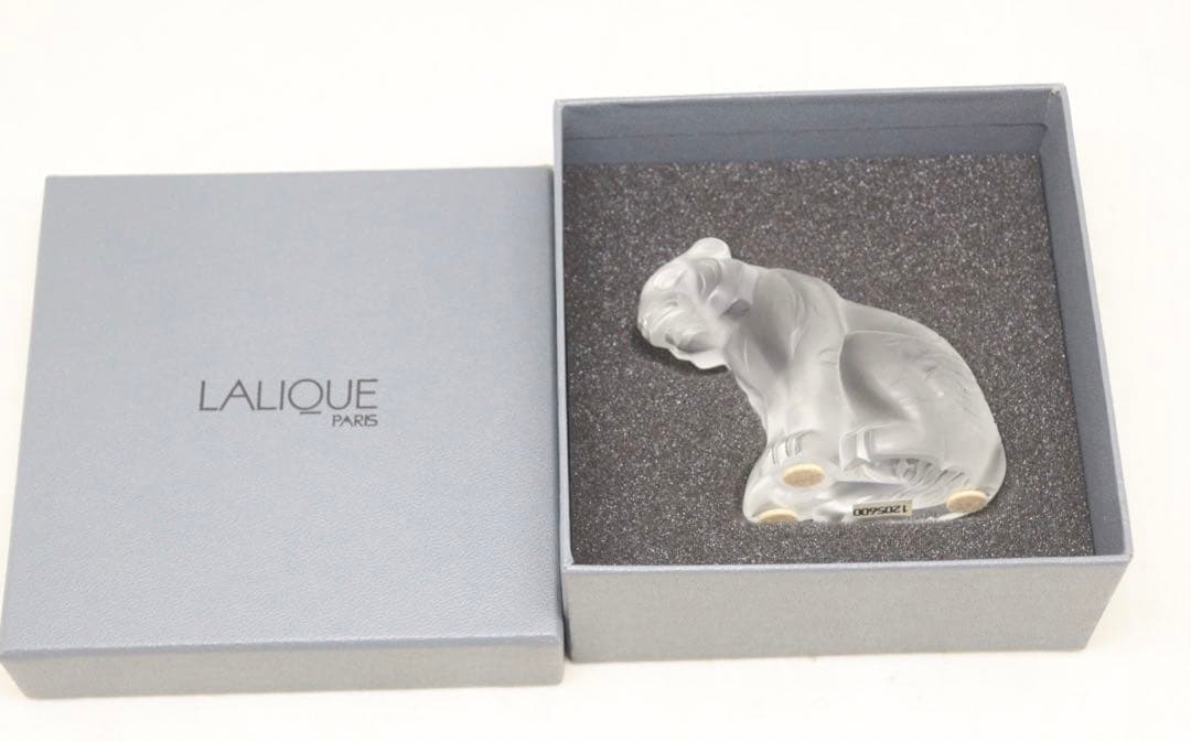 ラリック　トラ　ティグル　クリスタル　フィギュリン　置物　虎　寅