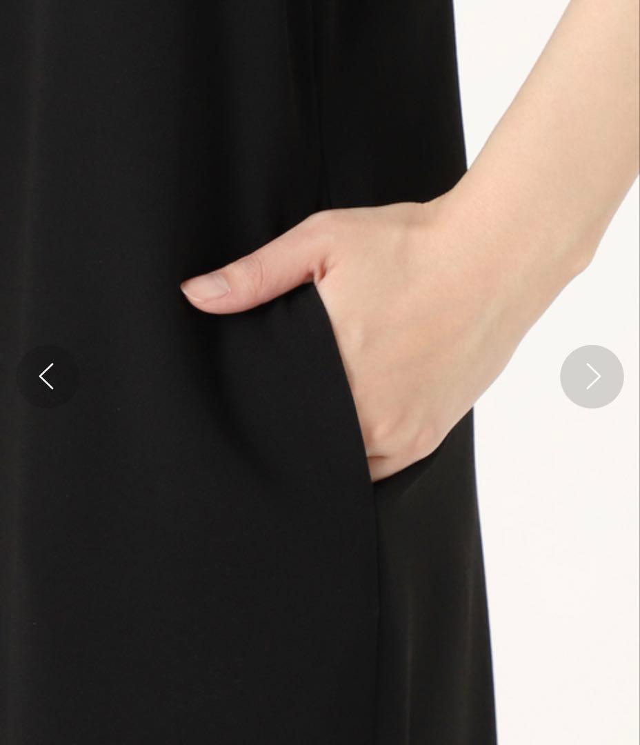 ドゥーズィエムクラス　チェーンジャンプスーツ　黒　38