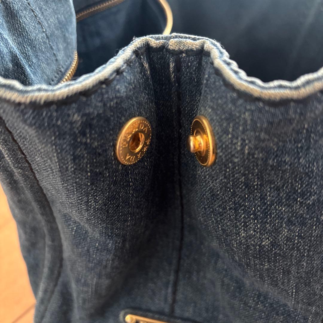 プラダ　PRADA カパナ　デニム トートバッグ　正規品