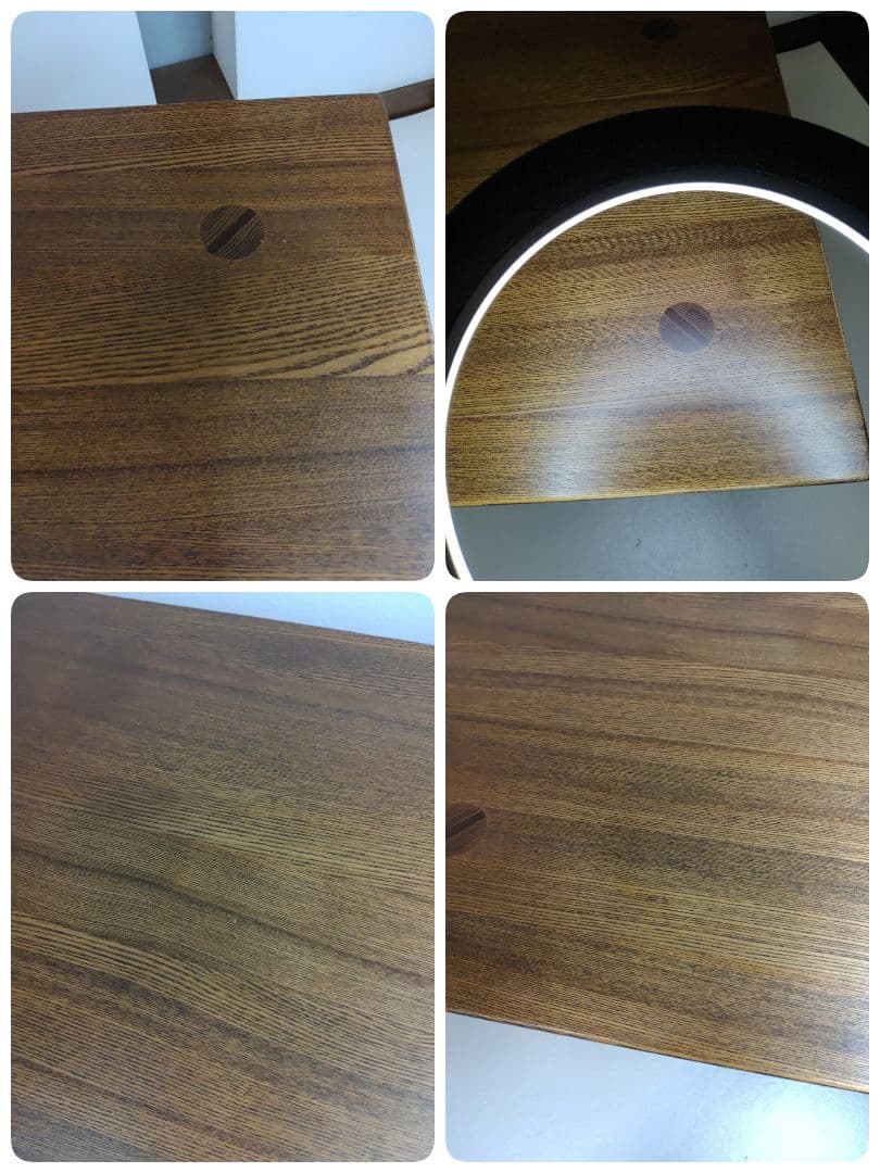 木目が美しい ナガノインテリア テーブル センターテーブル 天然木 ローテーブル