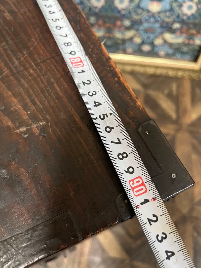 和箪笥 昭和レトロ 当時物 インテリア 年代物 鉄金具 アンティーク ビンテージ