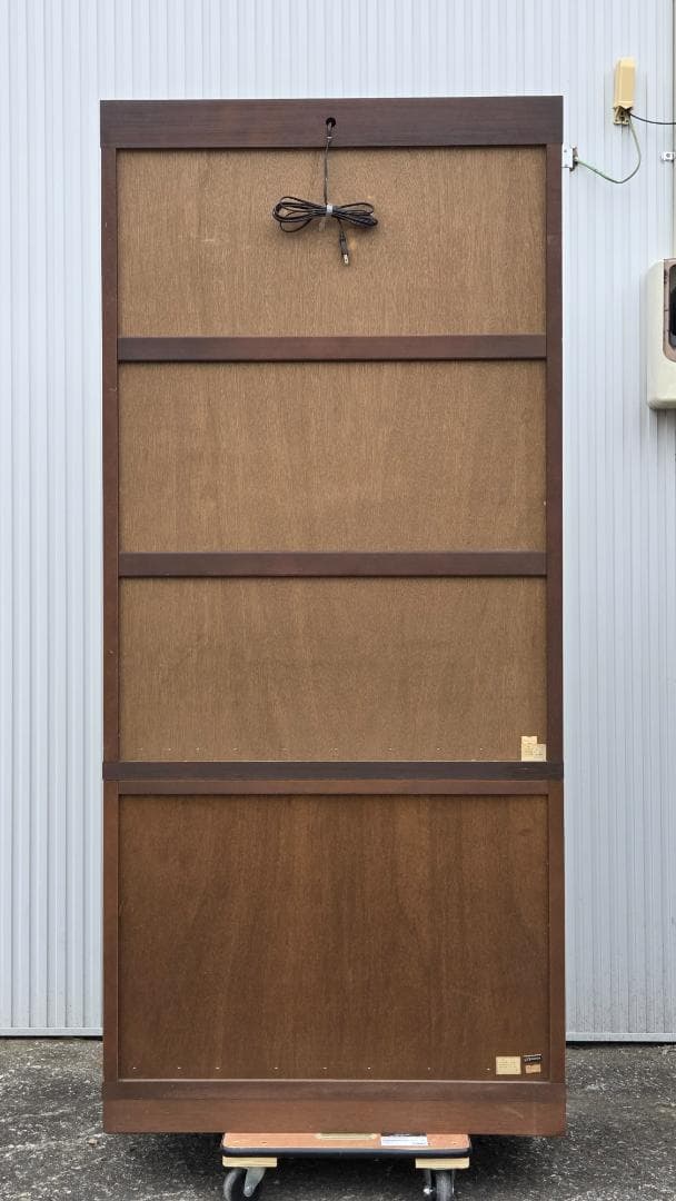 マルニ 地中海シリーズ 飾り棚 ガラスショーケース開戸棚 花見川区にてお渡し歓迎