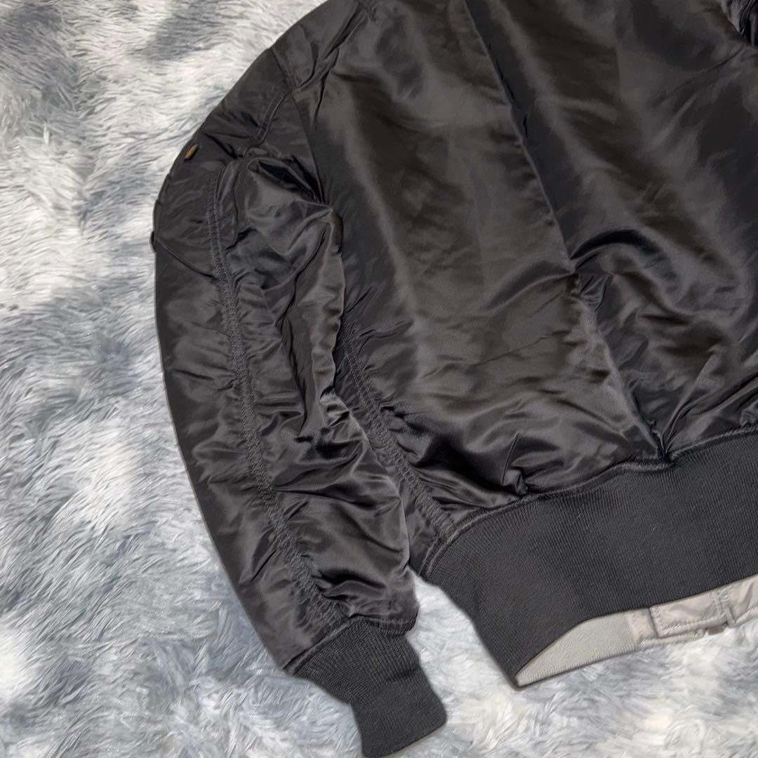 美品 Alpha Industries MA-1 フライトジャケット 星条旗