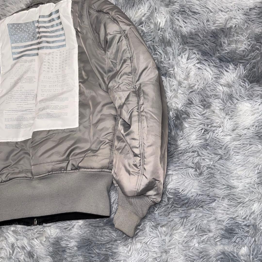 美品 Alpha Industries MA-1 フライトジャケット 星条旗
