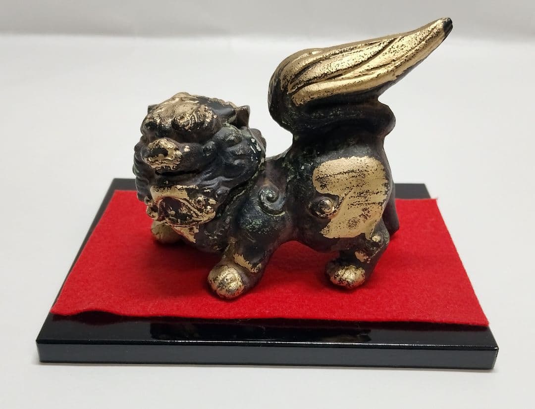 狛犬香炉 金属