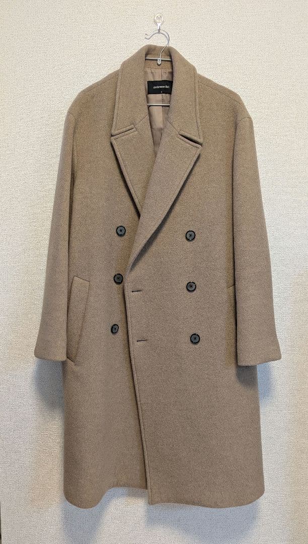 【美品】Andersson Bell ベージュ カシミヤコート M