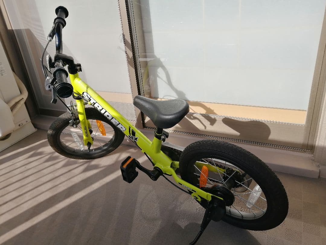 STRIDER 幼児用自転車 14x ライムイエロー