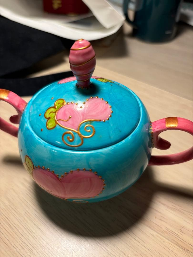 ソワジックミニポット　ブルー　レア！