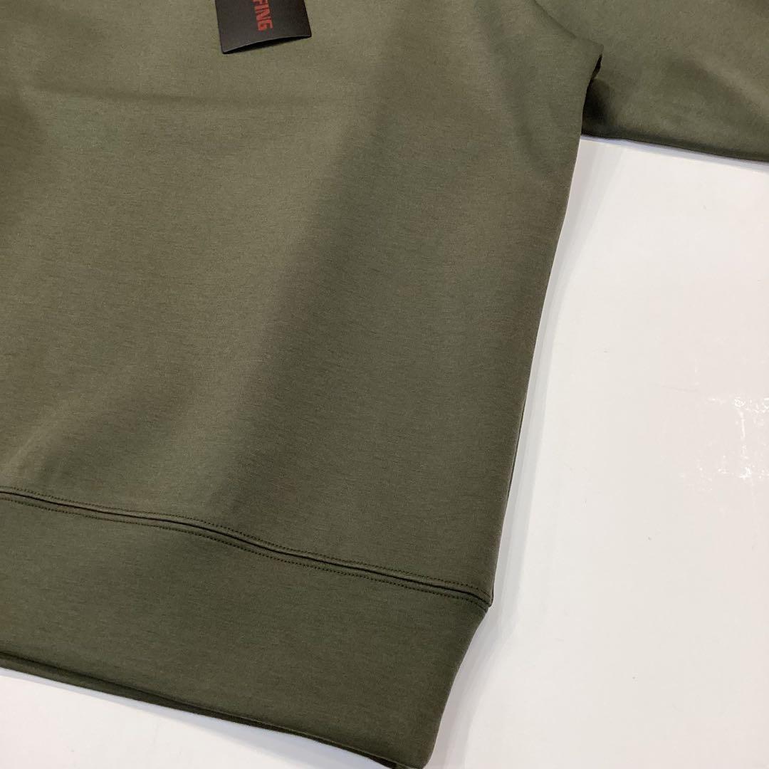 新品　BRIEFING MS WARM LOGO LINE CREWNECK M