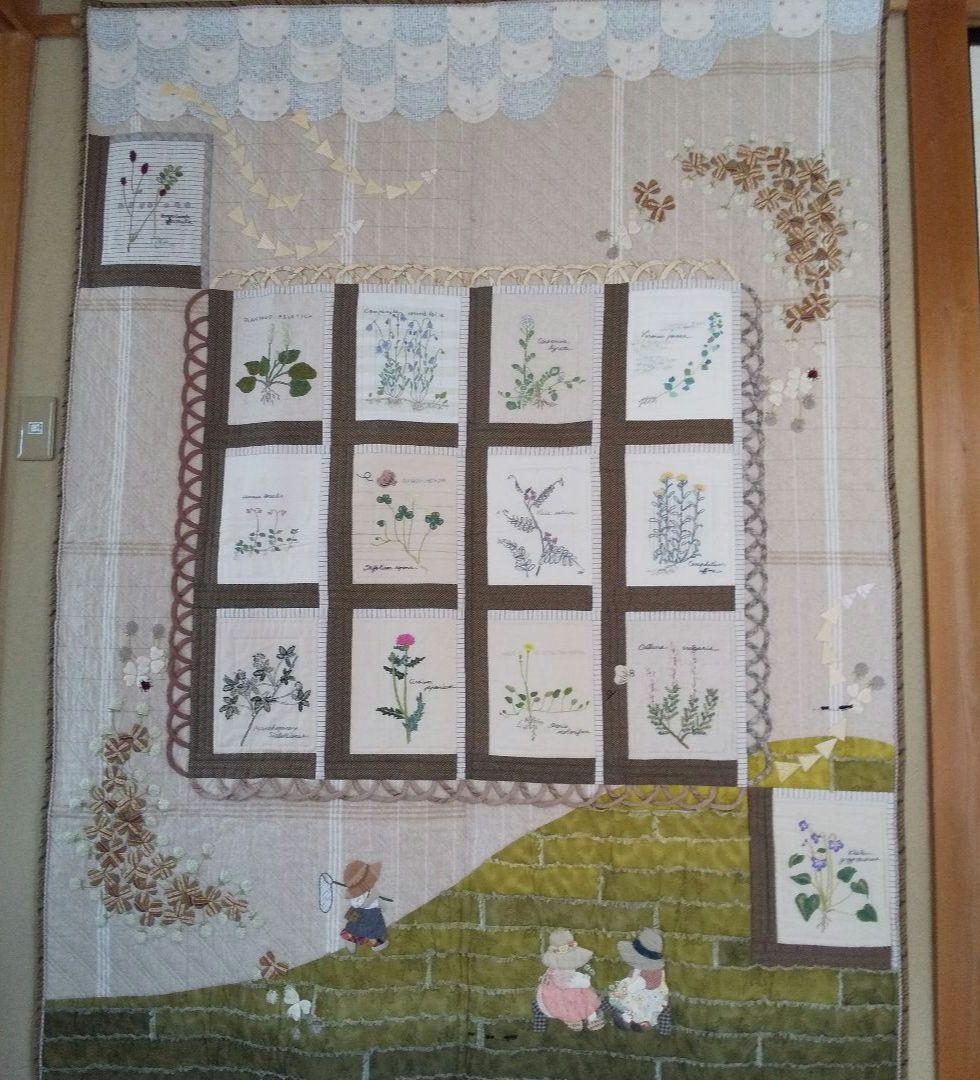 パッチワーク タペストリー ☆ベットカバー