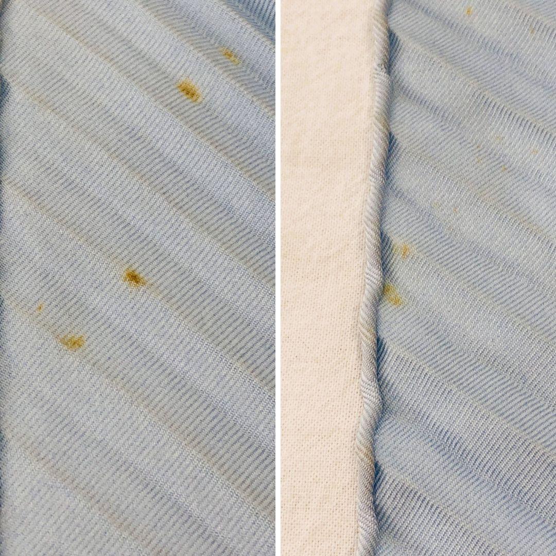 HERMES エルメス カレプリセ 脱帽 プリーツ スカーフ 水色系 タグあり