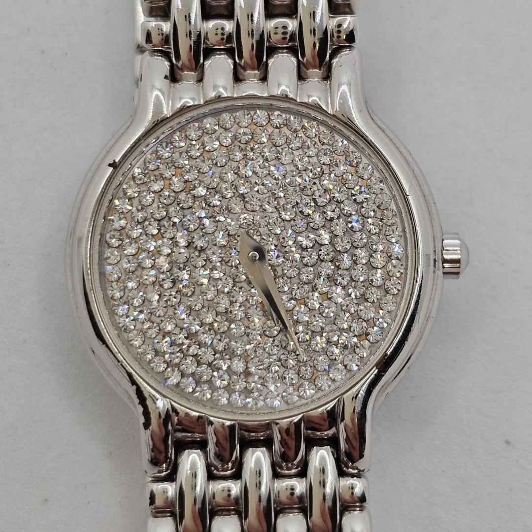 【動作品】RW レイモンドウェイル フルストーン QZ 電池交換済 18KGP