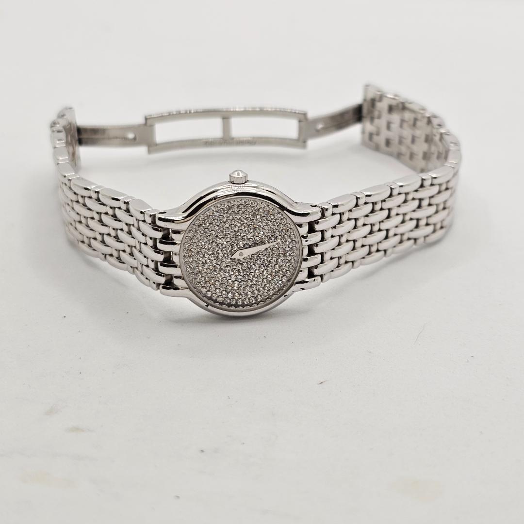 【動作品】RW レイモンドウェイル フルストーン QZ 電池交換済 18KGP