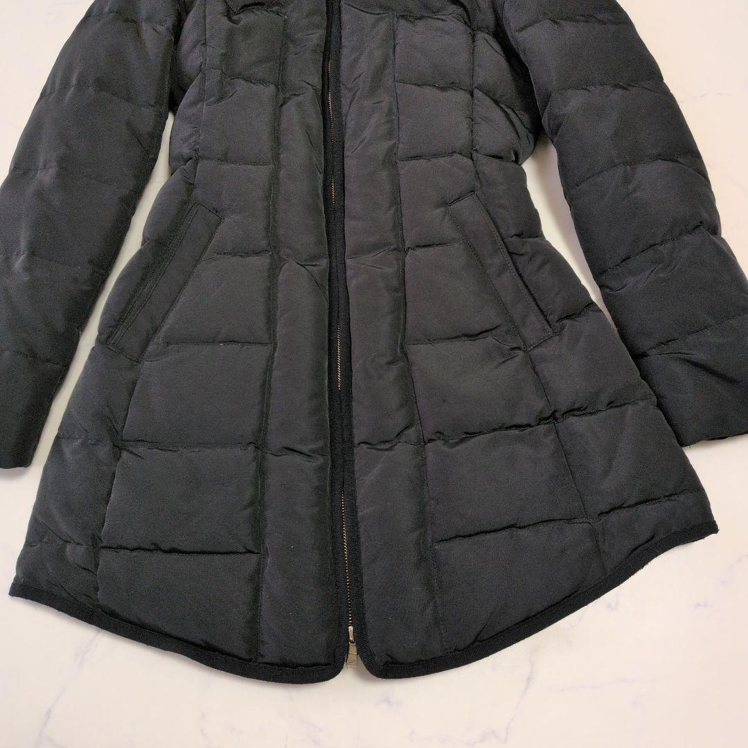 ZARA ザラ ダウンジャケット グレーダックダウン ベルト付 M 黒 2way