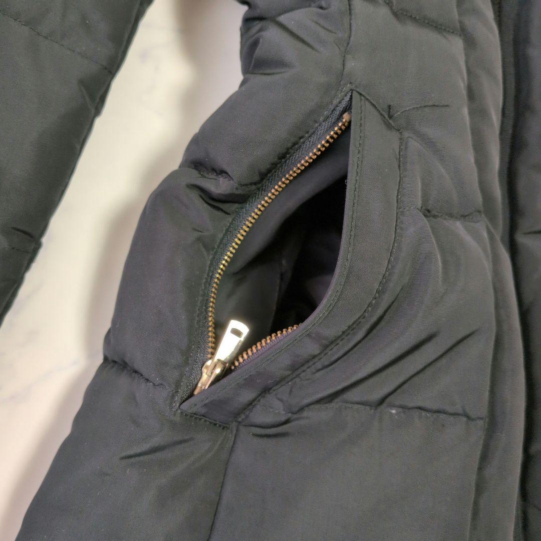 ZARA ザラ ダウンジャケット グレーダックダウン ベルト付 M 黒 2way