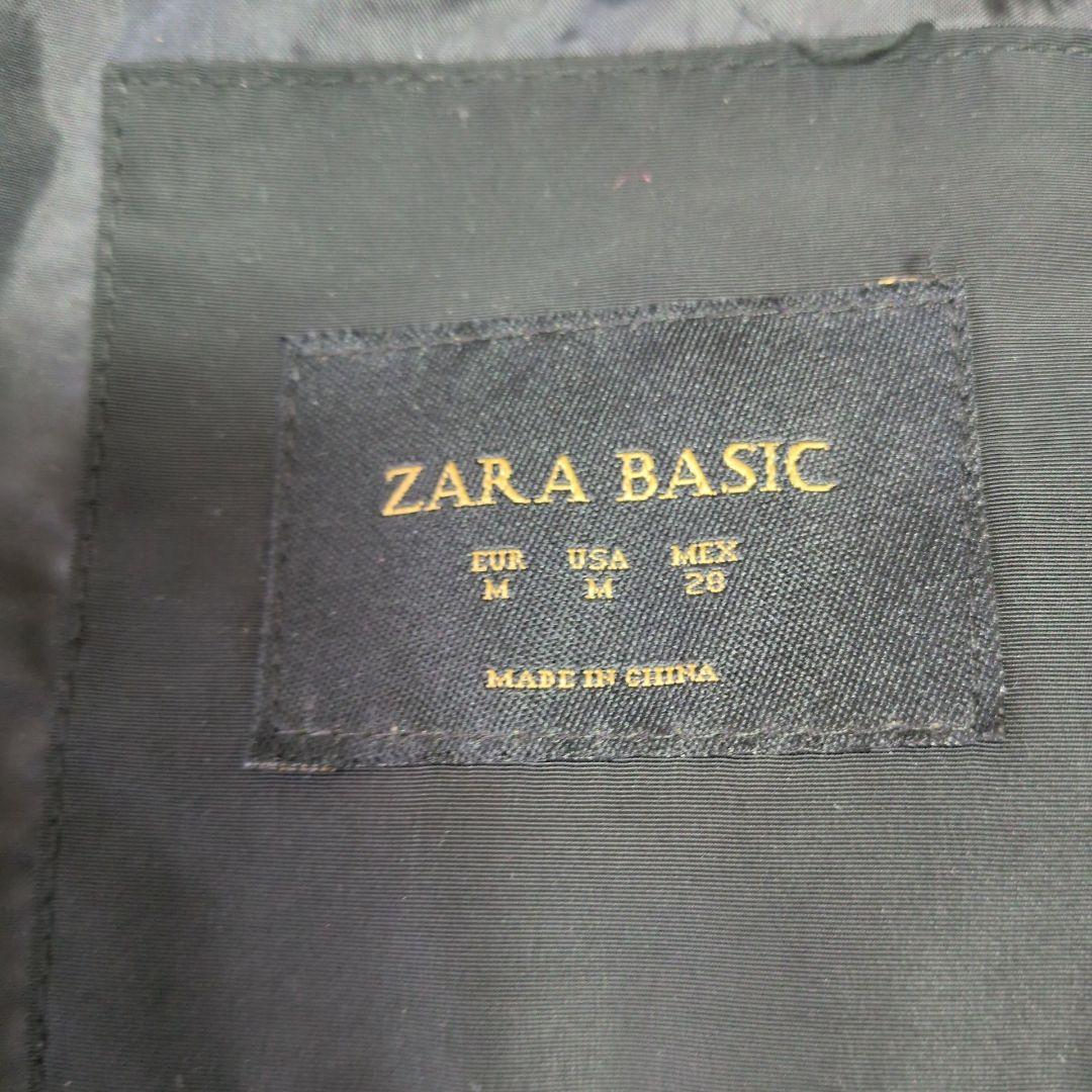 ZARA ザラ ダウンジャケット グレーダックダウン ベルト付 M 黒 2way