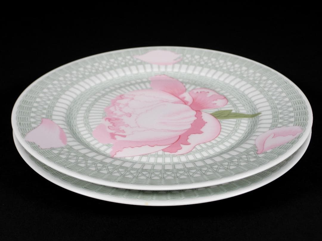 HERMESエルメス ピヴォワンヌPIVOINES ROSES 中皿　プレート