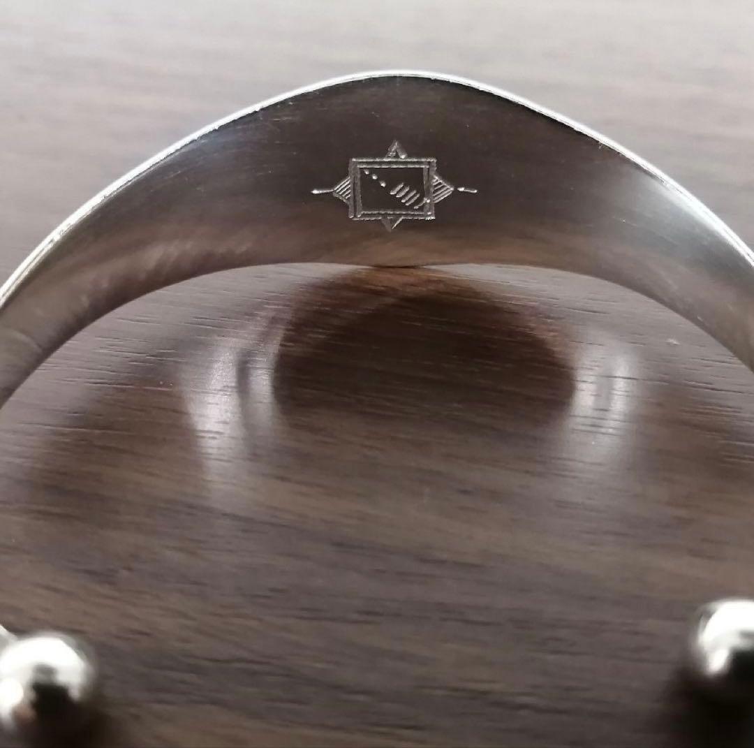 トゥアレグシルバー♦︎天然石付きバングル♦︎touareg silverユニセックス