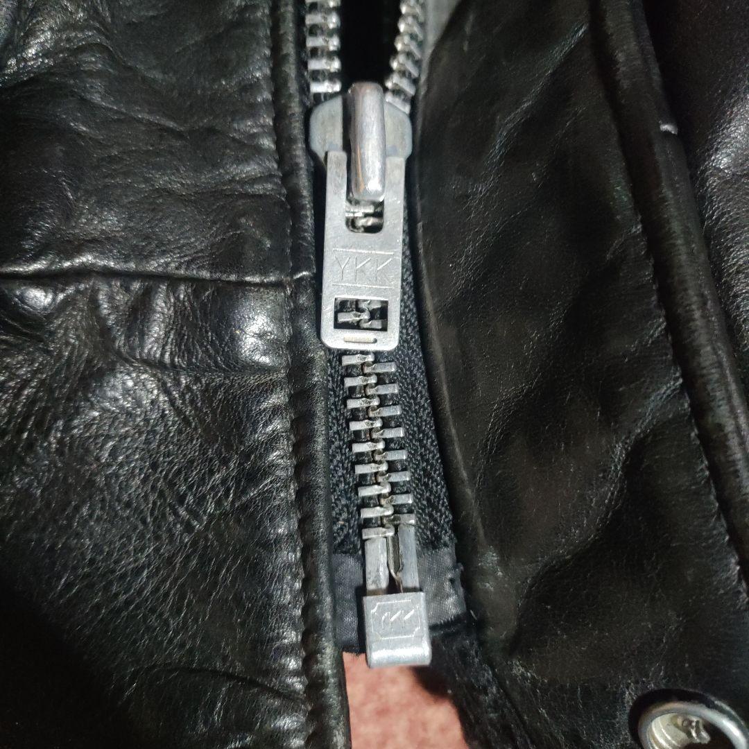 完品人気黒Schott１８４SMフライトジャケット３８ ダメでも対応有！