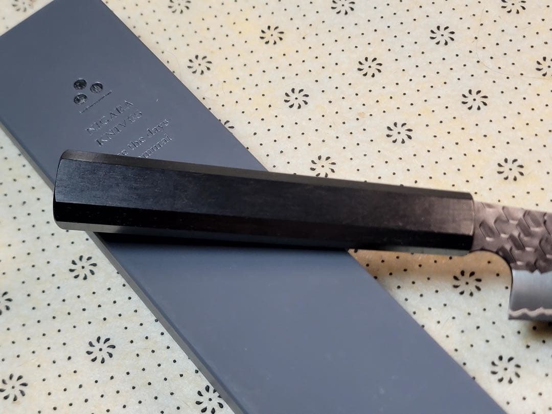 二唐刃物　黒打ち　sg2 先丸筋引き　255mm