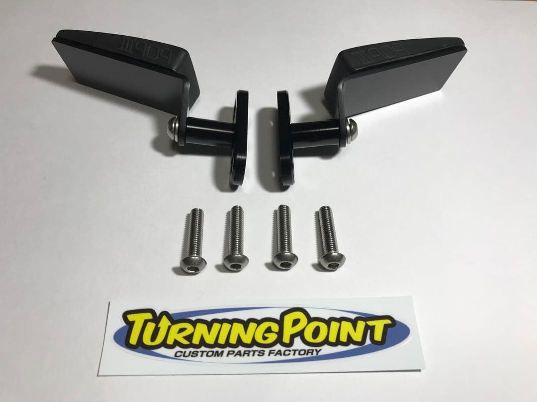 ★TURNING POINT ミニマムミラーキット ブラック★ NSR250Rに