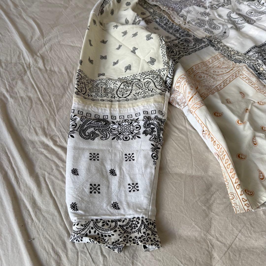 Children of the Discordance バンダナ シャツ 白