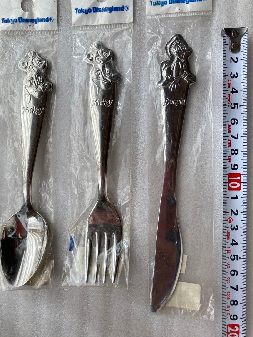 ☆レア　東京ディズニーランド ミッキー　ドナルドダック　カトラリー3点セット☆