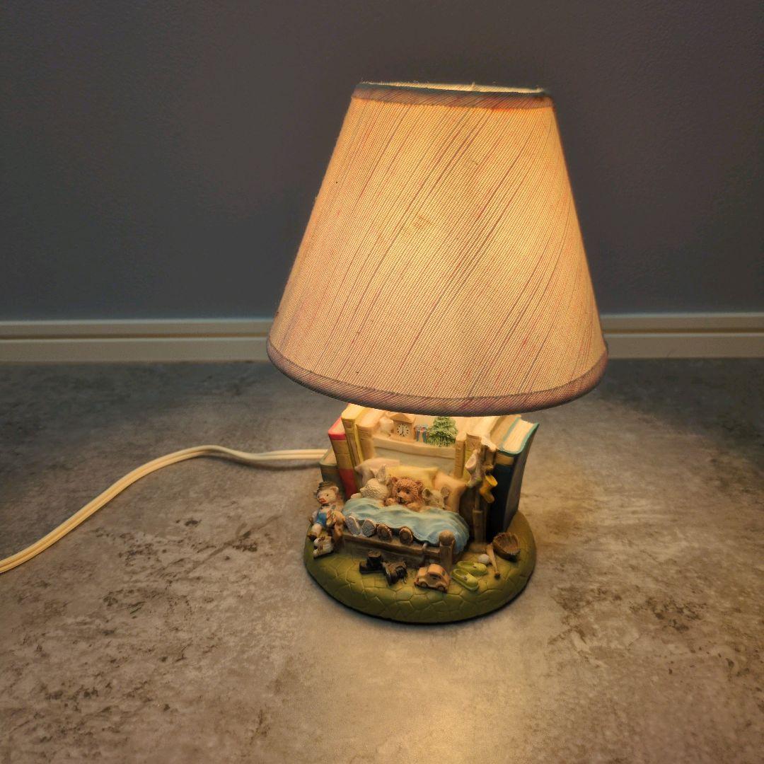 【激レア】アンティーク テディベア 卓上ランプ レトロ