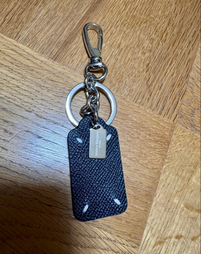 マルジェラ　4ステッチタグ　キーリング　キーホルダー