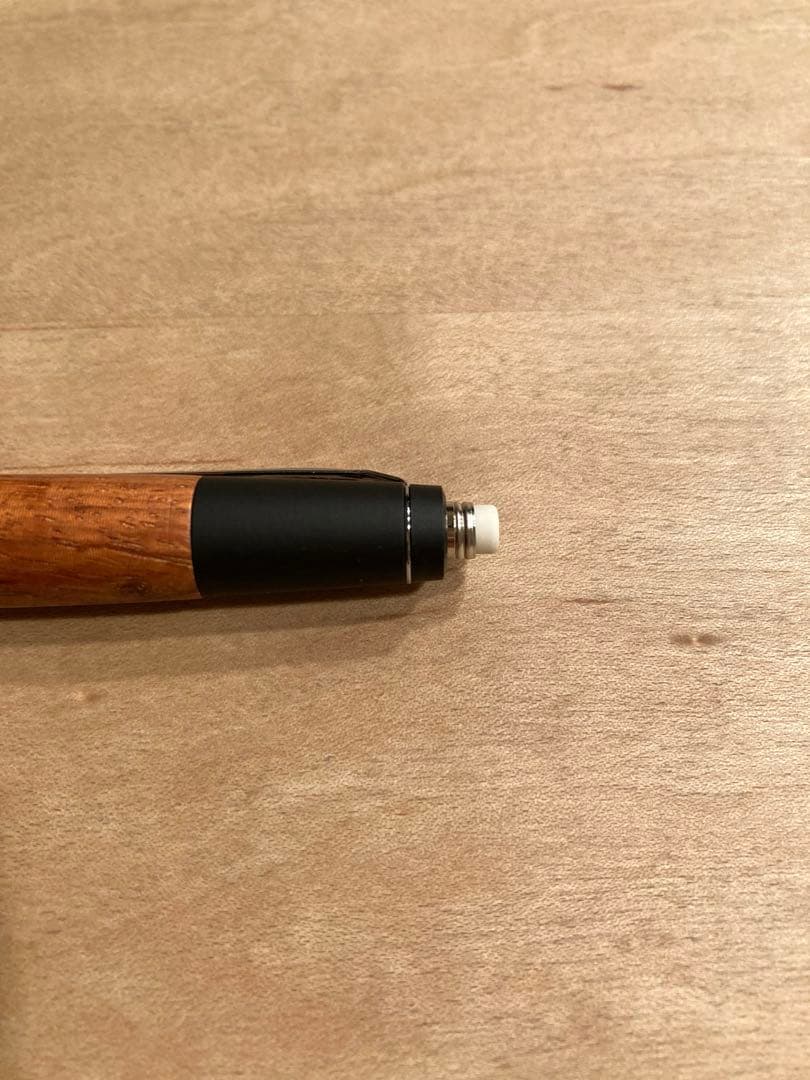 【新品】野原工芸　花梨　新型シャープペンシル　シルバー　固定式先金付属