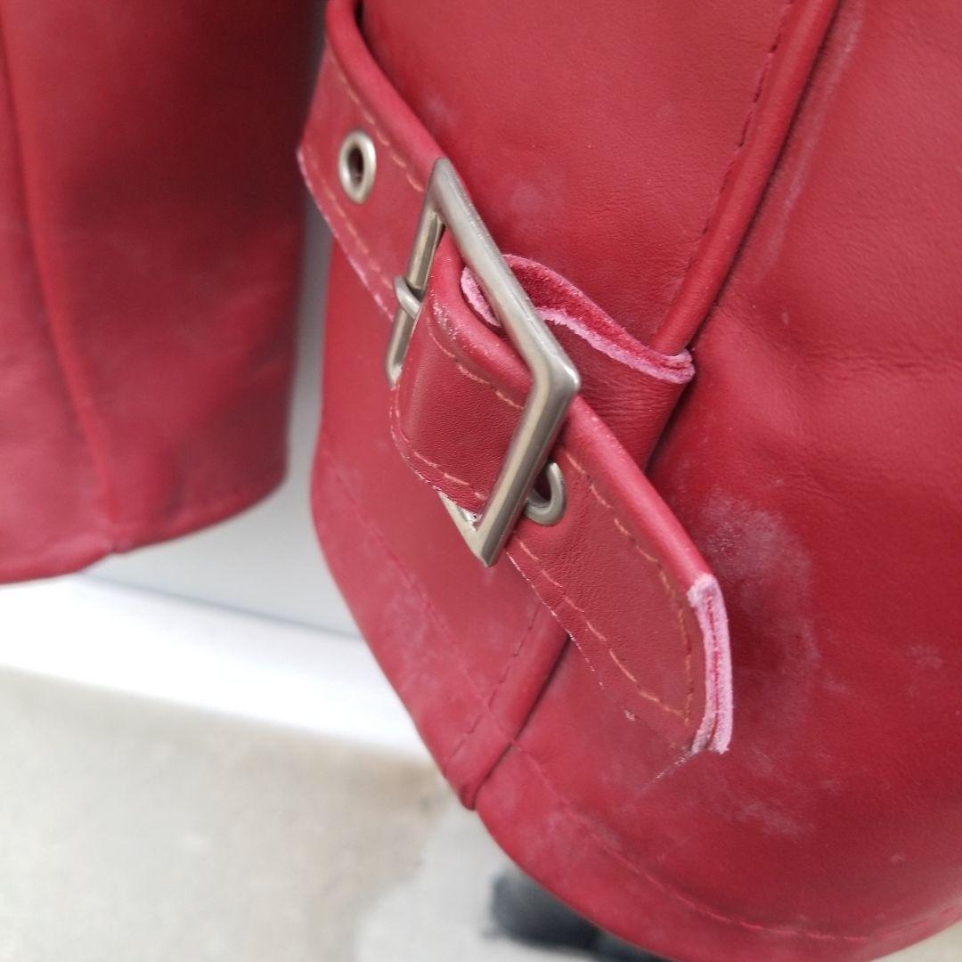 Schott 赤 レザー ライダースジャケット　641 XL