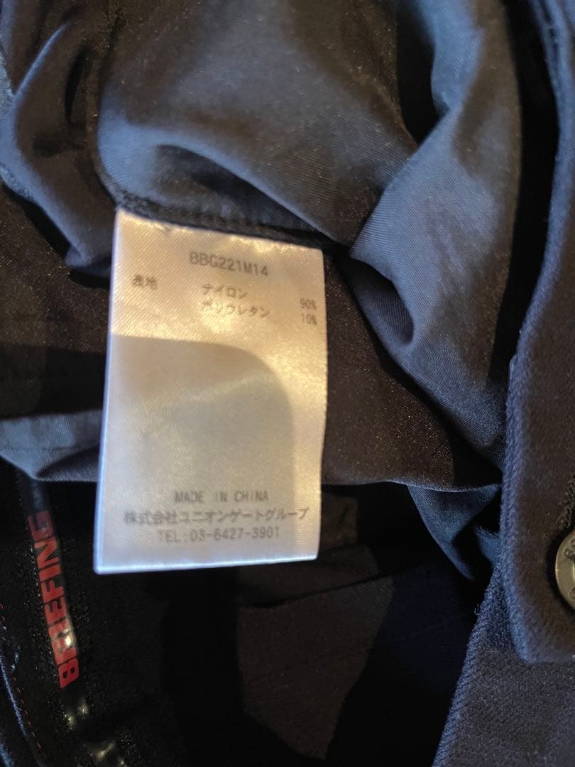 ブリーフィング ゴルフ パンツ ブラック