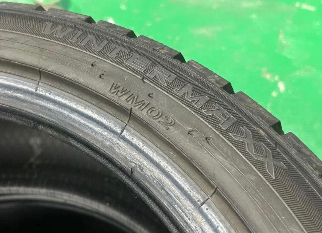 0092432)国産中古スタッドレスタイヤ4本セットダンロップ215/45R17