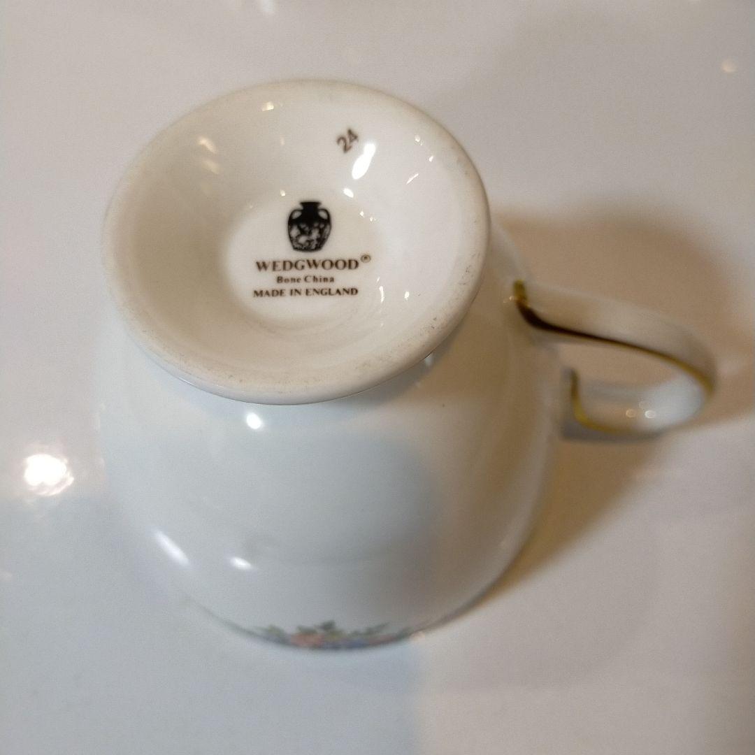  ウェッジウッド　黒壺オズボーン　コーヒーカップ＆ソーサー5客