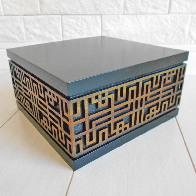 石像 かえるの花台 アジアン風 格子文様柄 土台 セット♪ カエル 蛙 縁起物