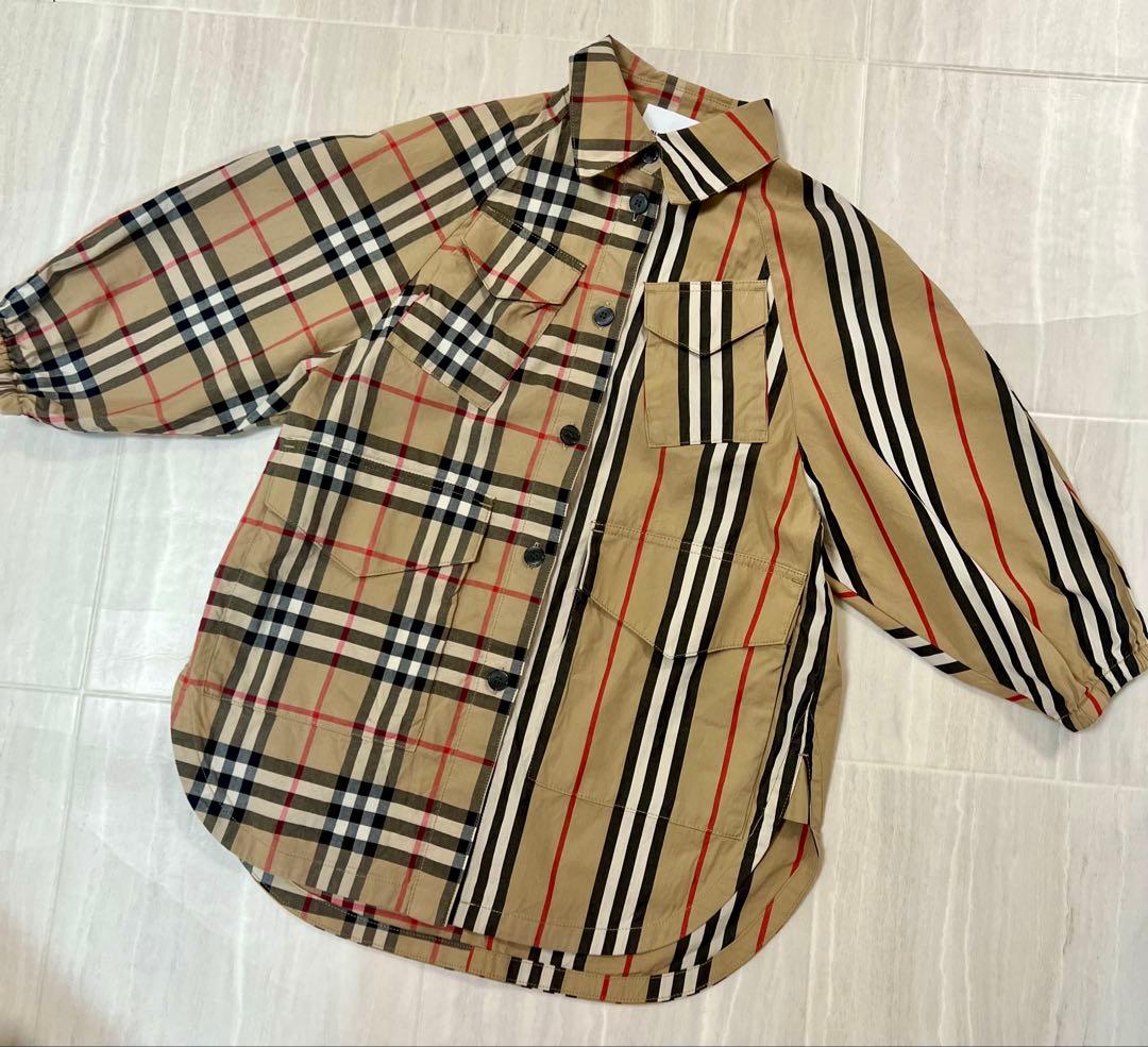 チェック柄　シャツワンピース