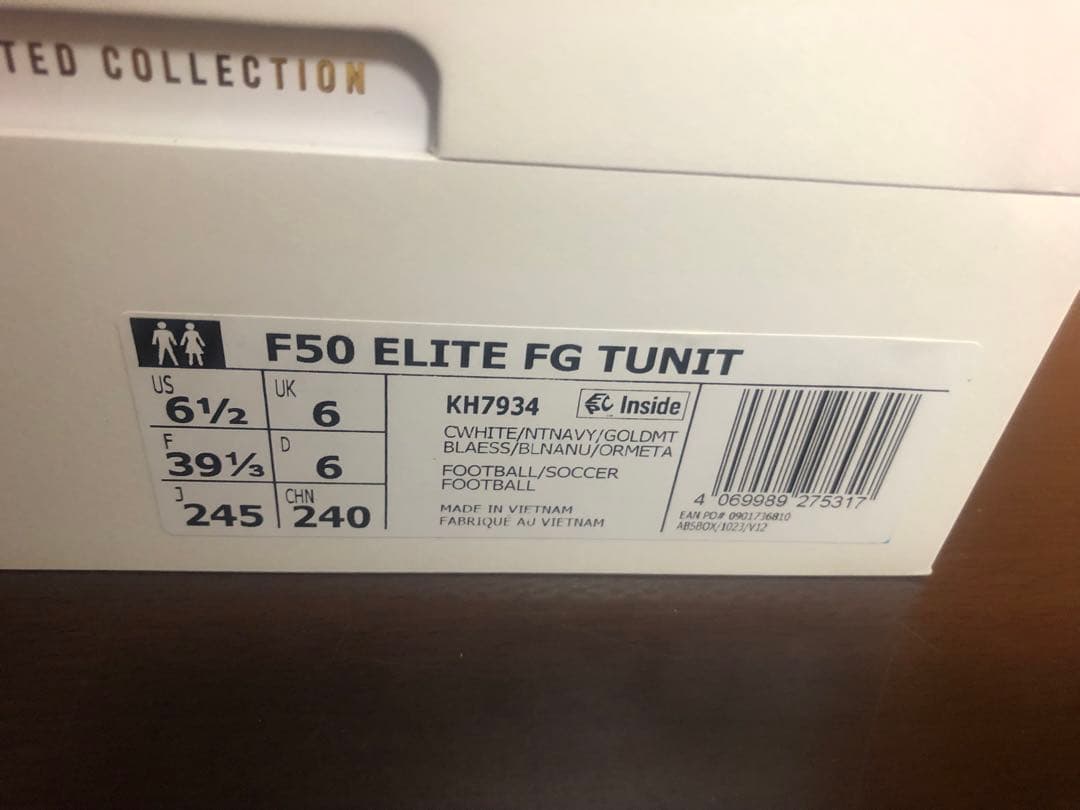 新品 未使用 タグ付 F50 ELITE FG TUNIT 24.5cm メッシ