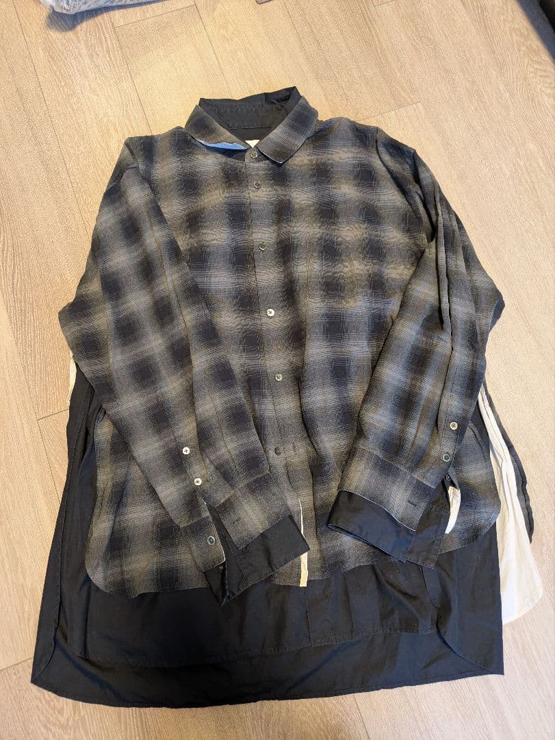 stein/シュタイン LAYERED SHIRT レイヤードシャツ