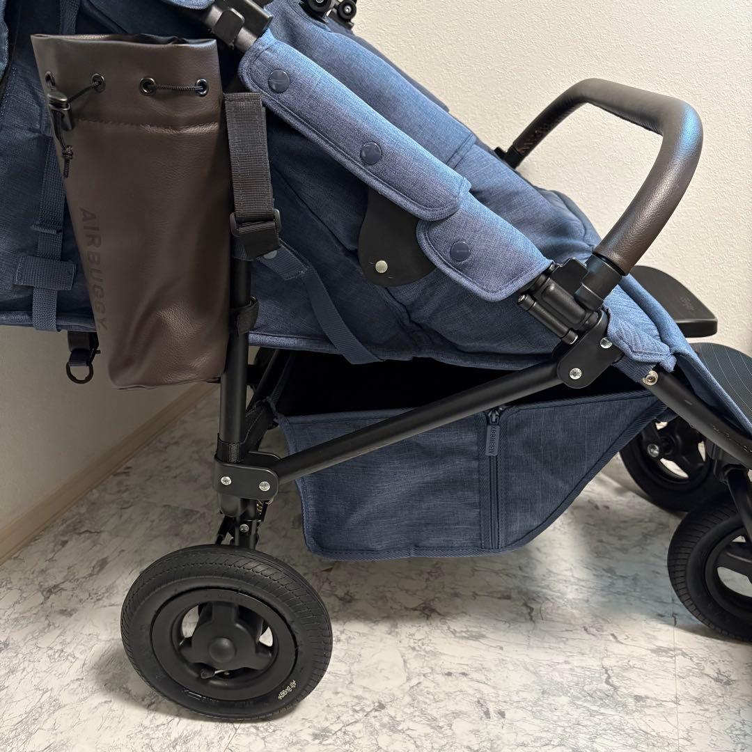 美品✨エアバギー ココダブルEX フロムバース 二人乗りベビーカー 双子ベビーカ