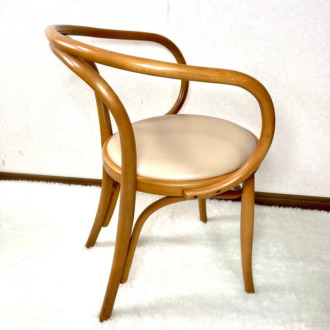 【lala 】秋田木工 ダイニングチェア No.508 リビング 曲木材①