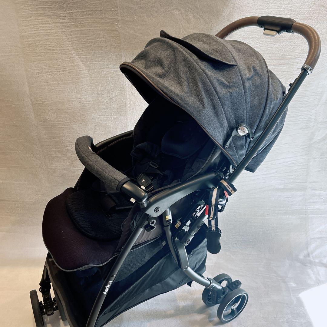 Aprica アップリカ ラクーナクッションフリーAB 上位モデル 軽量 デニム