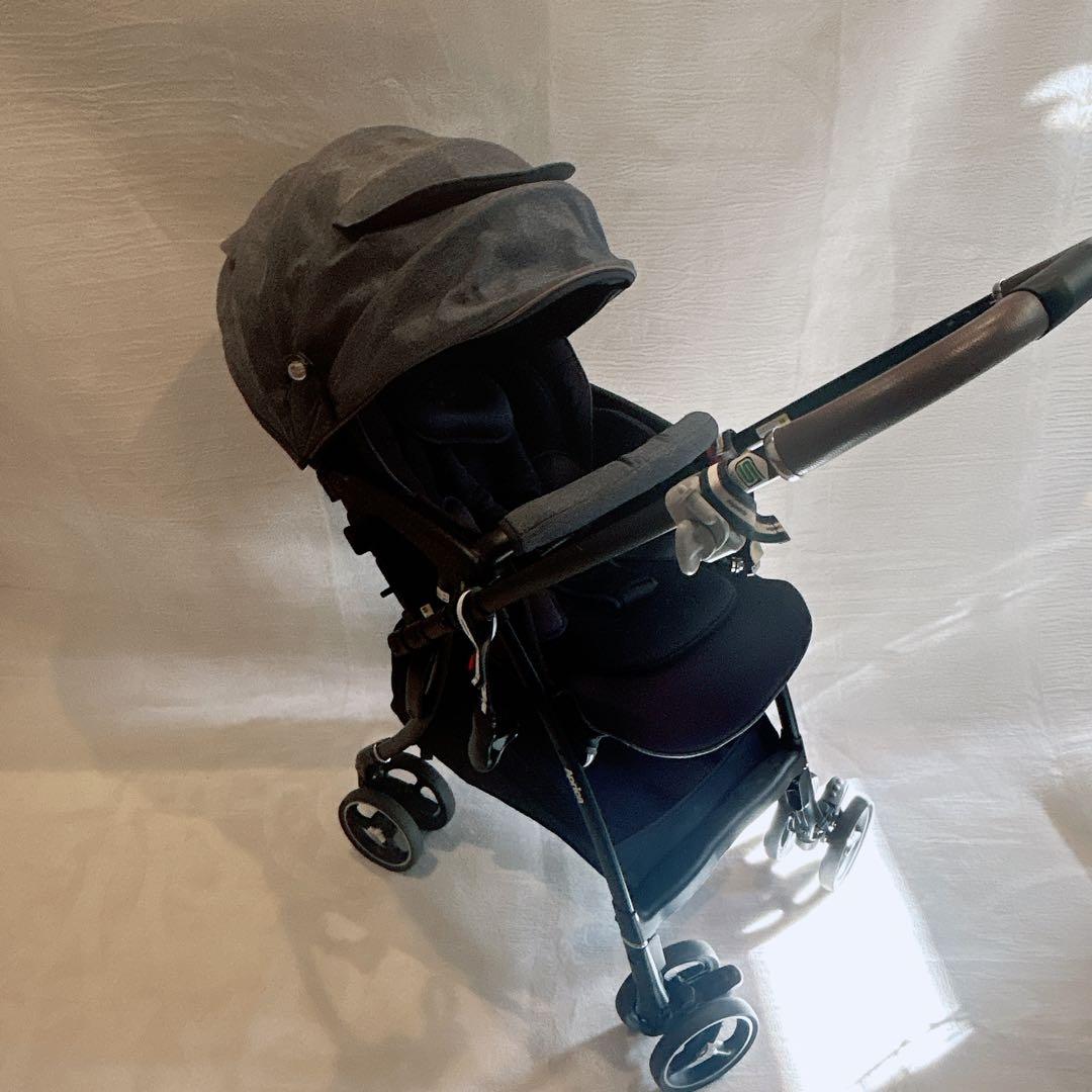 Aprica アップリカ ラクーナクッションフリーAB 上位モデル 軽量 デニム