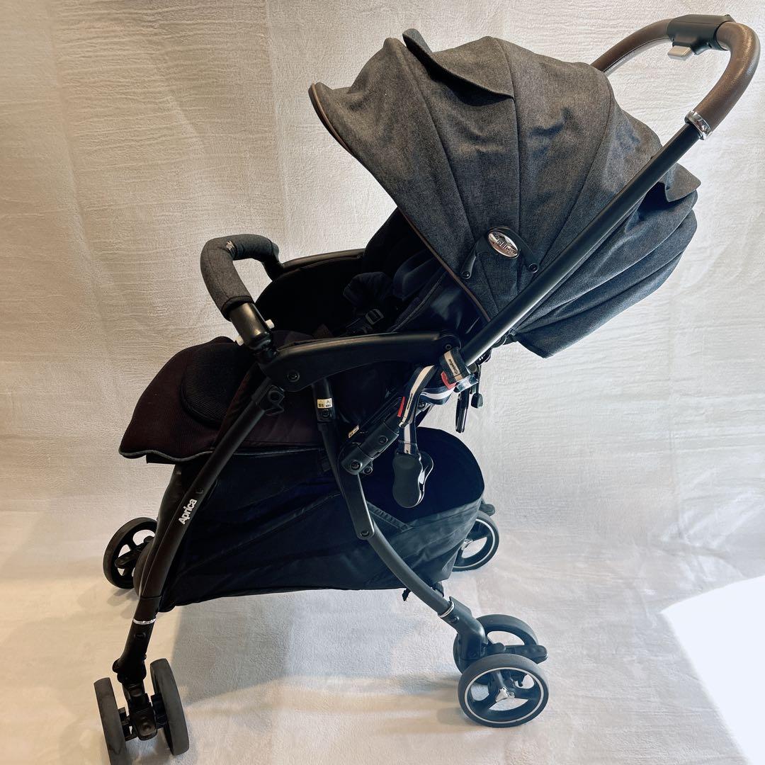 Aprica アップリカ ラクーナクッションフリーAB 上位モデル 軽量 デニム